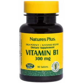 Nature's Plus Вітамін В1 (Тіамін), , 300 мг, 90 таблеток (097467016057)