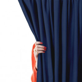 COSAS Комплект штор  Curtains 180x270 см 2 шт Dark Blue (4822052072059)