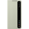 Samsung G990 Galaxy S21 FE Smart Clear View Cover Olive Green (EF-ZG990CMEG) - зображення 1