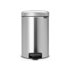 Brabantia Відро для сміття  Pedal Bin 12 л Matt Steel (113604) - зображення 1