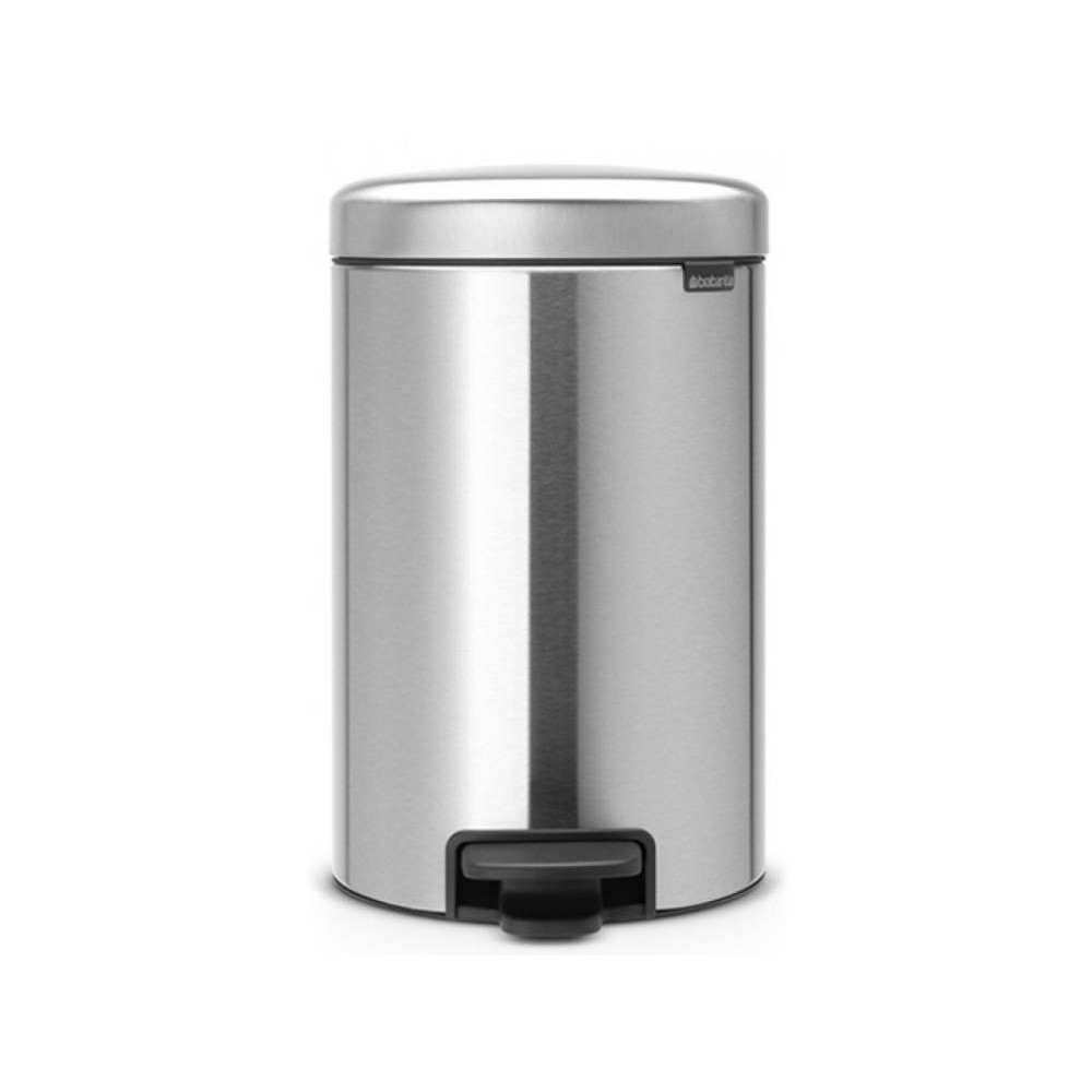 Brabantia Відро для сміття  Pedal Bin 12 л Matt Steel (113604) - зображення 1