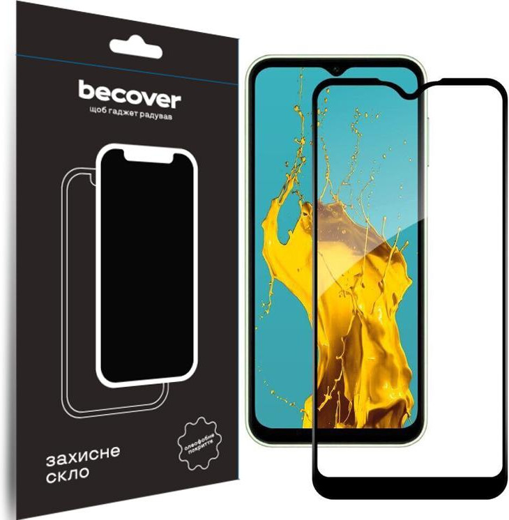 BeCover Захисне скло  для Samsung Galaxy A15 SM-A155 Black (710511) - зображення 1