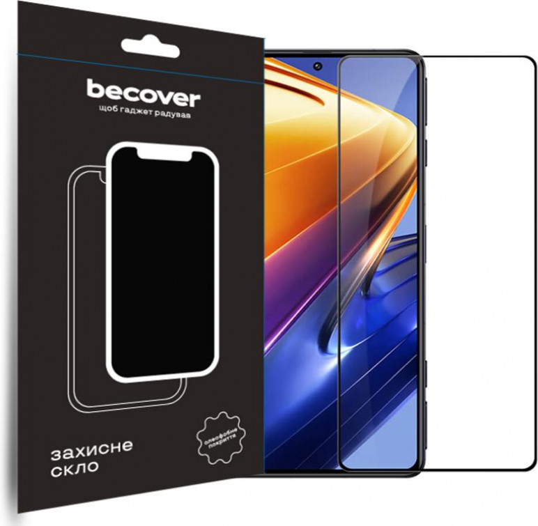 BeCover Захисне скло  для Tecno Spark 20 (KJ5n) Black (710626) - зображення 1