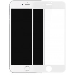 Baseus Tempered Glass Silk Screen 3D Arc Protective Film iPhone 7 Plus White (SGAPIPH7P-A3D02)