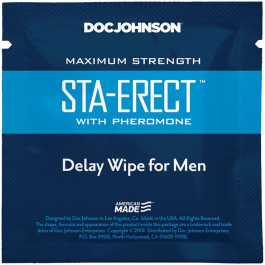 Doc Johnson Sta-Erect Delay Wipe For Men с феромонами (SO3489)