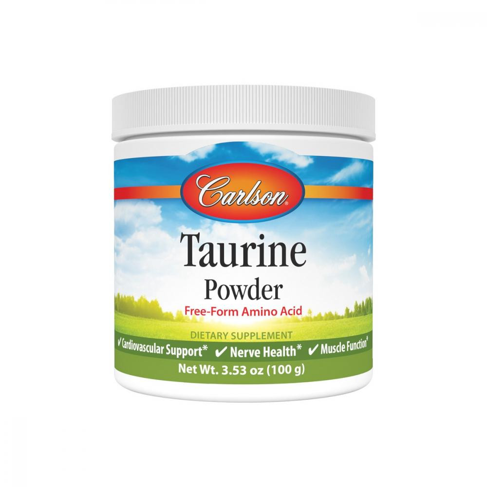 Carlson Labs Таурін у порошку, Taurine, Amino Acid Powder, 100 гр (CL06945) - зображення 1