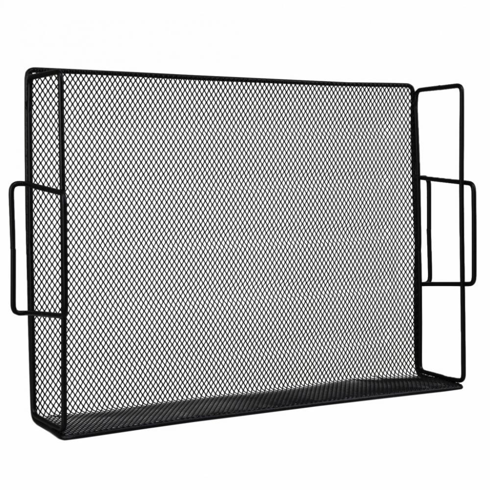 H-Tone Лоток для паперів горизонтальний, металевий, 35х24,5х7,5 см, чорний  (JJ41212) - зображення 1