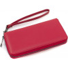 Marco Coverna Довгий жіночий гаманець із натуральної шкіри червоного кольору на блискавці  68680 - зображення 4