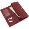ST Leather Бордовий жіночий гаманець із натуральної шкіри із клапаном на кнопці  1767416 - зображення 7