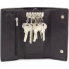 ST Leather Велика ключниця-гаманець із натуральної шкіри флотар чорного кольору  1767346 - зображення 2
