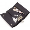 ST Leather Велика ключниця-гаманець із натуральної шкіри флотар чорного кольору  1767346 - зображення 6