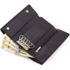 ST Leather Велика ключниця-гаманець із натуральної шкіри флотар чорного кольору  1767346 - зображення 8