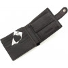 ST Leather Чоловічий портмоне з натуральної шкіри чорного кольору з блоком під карти  1767458 - зображення 7