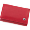 ST Leather Маленький жіночий гаманець потрійного складання з натуральної червоної шкіри  (15351) - зображення 1
