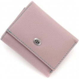 ST Leather Мініатюрний жіночий гаманець із натуральної шкіри рожевого кольору  1767255