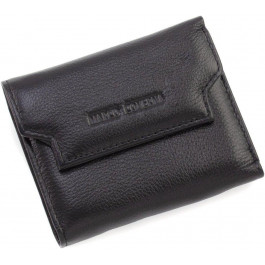 Marco Coverna Мініатюрний жіночий гаманець із натуральної шкіри чорного кольору на магніті  68631