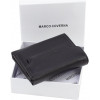 Marco Coverna Мініатюрний жіночий гаманець із натуральної шкіри чорного кольору на магніті  68631 - зображення 7