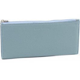 Marco Coverna Красивий тонкий жіночий гаманець із натуральної шкіри блакитного кольору  68642