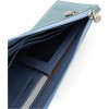 Marco Coverna Красивий тонкий жіночий гаманець із натуральної шкіри блакитного кольору  68642 - зображення 7