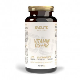 Evolite Nutrition Vitamin D3 + K2 120 м'яких капсул