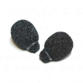 Rycote Miniature Lavalier Foams Black - 1 pack of 2 (105504)