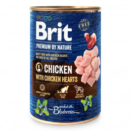 Brit Premium Chicken with Chicken Hearts 400 г (100405/8522)