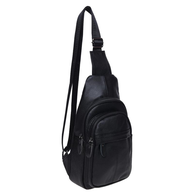 Keizer Мужская сумка-слинг  черная (K11023-black) - зображення 1