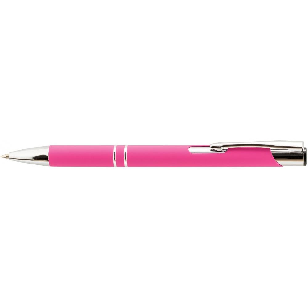 ECONOMIX Ручка кулькова  металева promo SOFT корпус рожевий E10312-09 - зображення 1