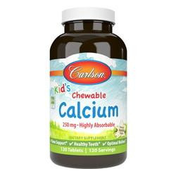 Carlson Labs Kids Chewable Calcium 120 таблеток ваніль - зображення 1