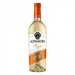 Aznauri Вино  Персик біле солодке 0,75л 9-13% (4820189294252)