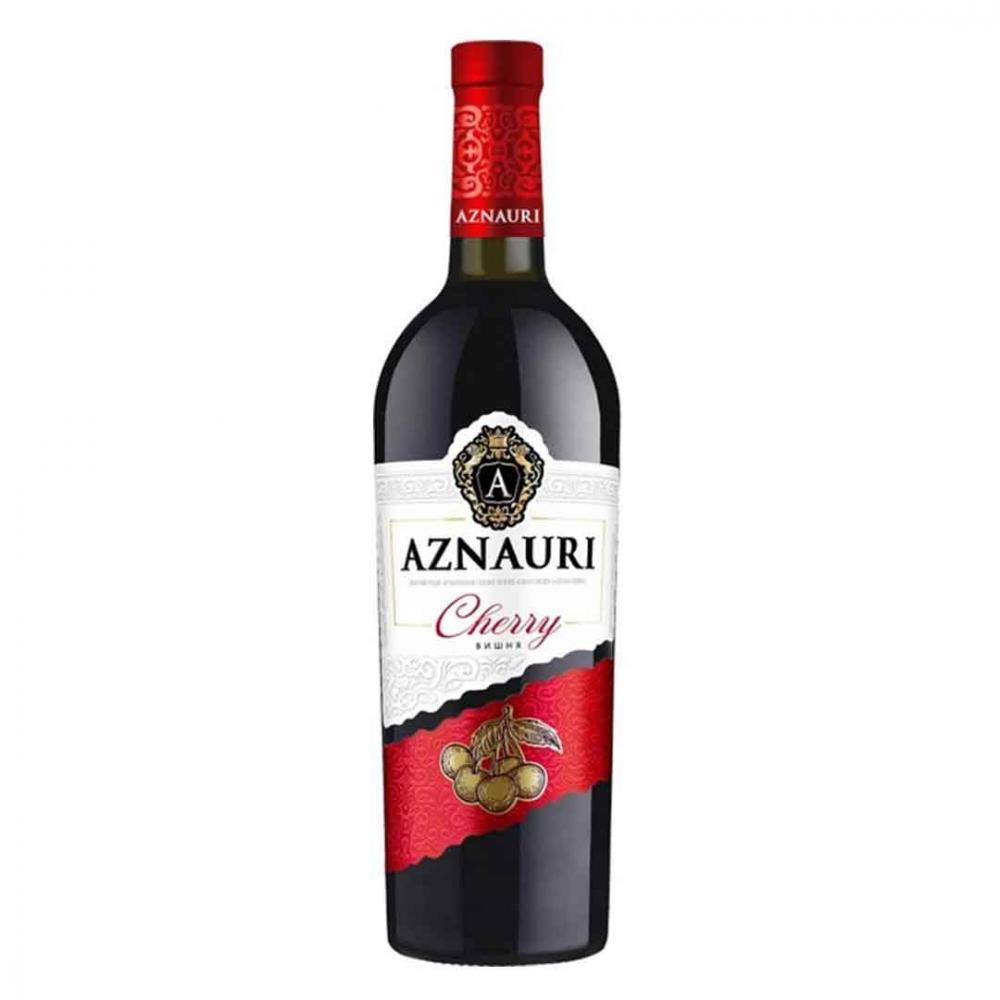 Aznauri Вино  Вишня червоне солодке 0,75л 9-13% (4820189294283) - зображення 1