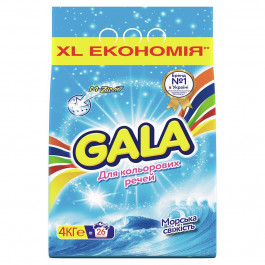 GALA Автомат Морская свежесть для цветного белья 4 кг (8001090807274)