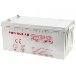   PRO SOLAR DEEP CYCLE VPRO SOLAR 220AH 12V