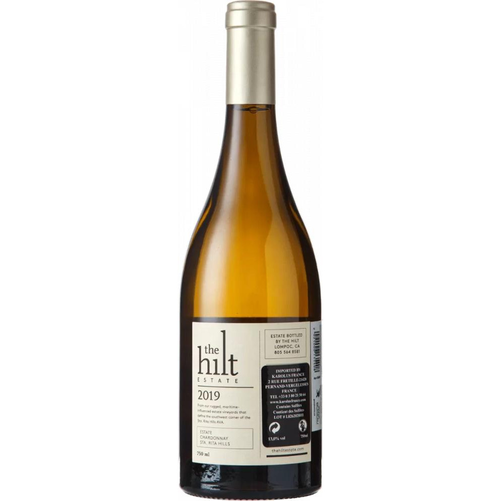 The Hilt Вино  Estate Chardonnay 2019 біле сухе 0.75 л (BWR5689) - зображення 1