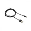 Canyon USB2.0 AM/Lightning Black 1m (CNS-MFICAB01B) - зображення 1
