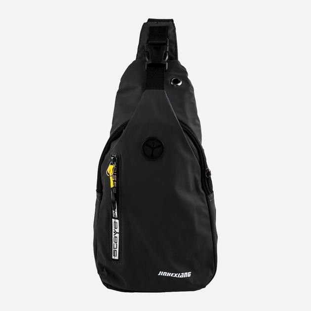 Valiria Fashion Чоловіча сумка-слінг  чорна (3DETBP823-2-2) - зображення 1