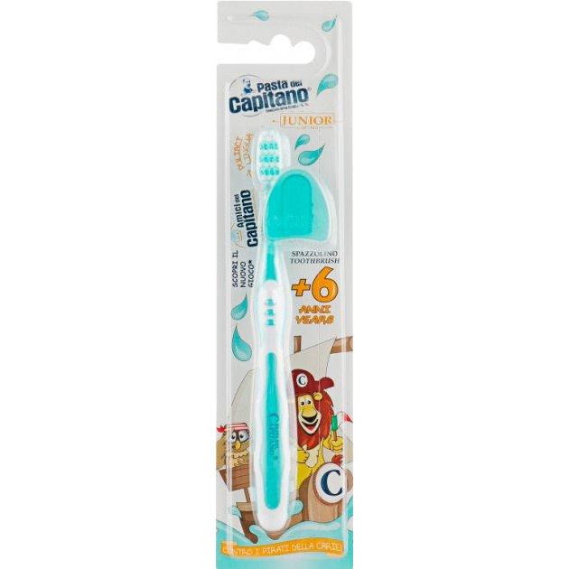 Pasta del Capitano Дитяча зубна щітка  Junior 6+ М&#39;яка Біла (8002140035913_white) - зображення 1
