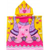 Koloco Дитячий банний рушник з капюшоном  Єдиноріг вбрання принцеси 115х60 см (4820000004598) - зображення 1