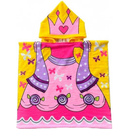 Koloco Дитячий банний рушник з капюшоном  Єдиноріг вбрання принцеси 115х60 см (4820000004598)