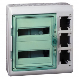 Schneider Electric Kaedra 24 мод., IP65, 2 отв., с интерфейсными платами (13991)