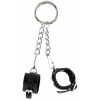 Feral Feelings Брелок наручники с пряжкой, черный (2000000005010) - зображення 1