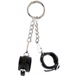 Feral Feelings Брелок наручники с пряжкой, черный (2000000005010)