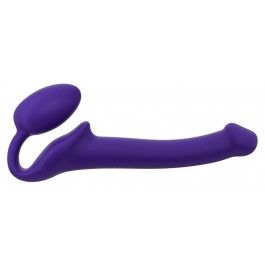 Strap-On-Me Безремневой страпон Strap-On-Me Silicone Bendable Strap-On S, фиолетовый (3700436013212)
