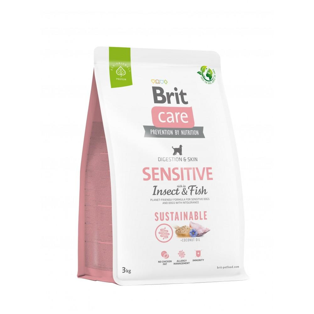 Brit Care Sustainable Sensitive Insect Fish 3 кг (172188) - зображення 1