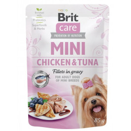 Brit Mini Chicken & Tuna  fillets in gravy 85 г (100217/4425)