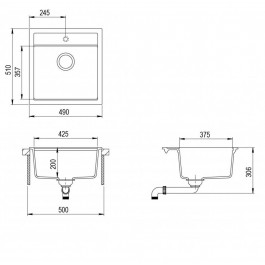 AquaSanita Tesa SQT100W-222