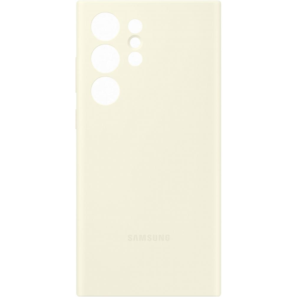 Samsung S918 Galaxy S23 Ultra Silicone Case Cream (EF-PS918TUEG) - зображення 1