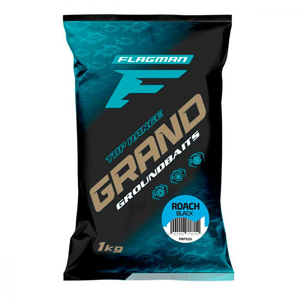 Flagman Прикормка Grand / Roach Black / 1.0kg (PRF835) - зображення 1