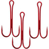 Flagman Double Hook Long SS / Red / №1/0 / 3pcs (FDH-LR10) - зображення 1