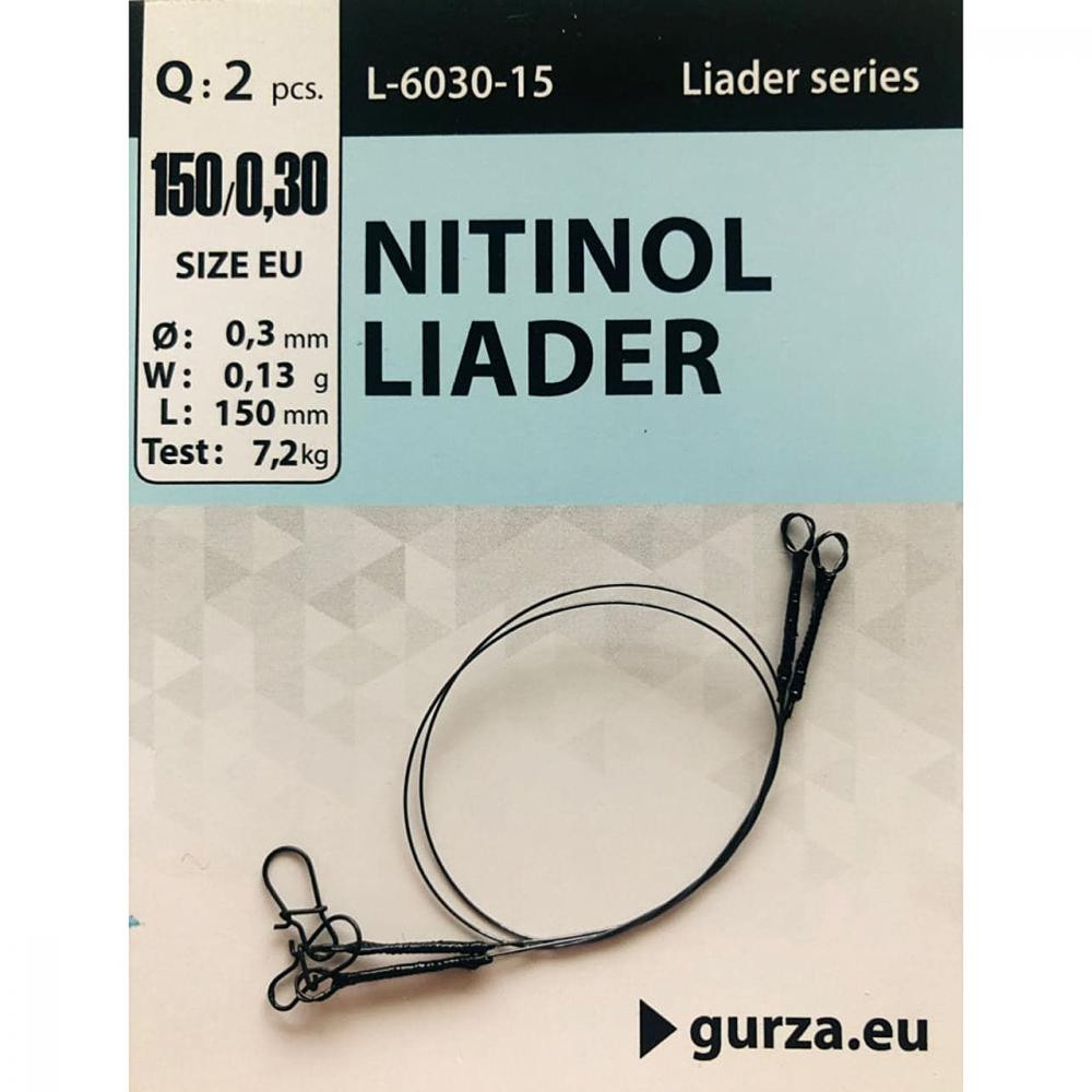 Gurza Nitinol Leader / 0.30mm 20cm / 2pcs - зображення 1